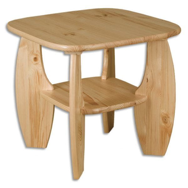 eoshop Konferenčný stôl ST115, 65x60x65, borovica (Farba dreva: Jelša)